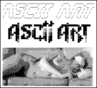 vroege ascii kunst
